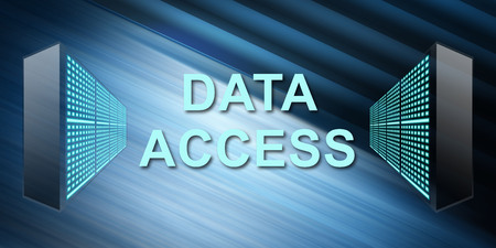 Illustration of a data access conceptの写真素材