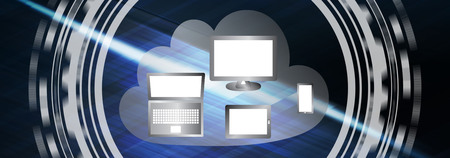 Illustration of a devices connection concept