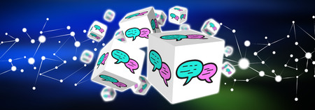 Illustration of a communication concept