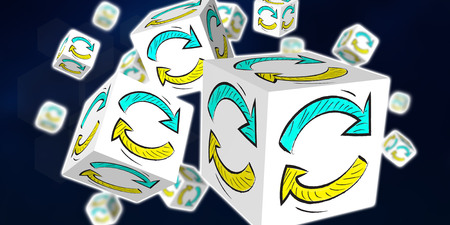 Illustration of an update concept
