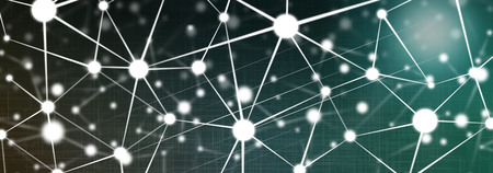 Illustration of a virtual network concept