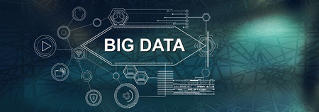 Illustration of a big data concept