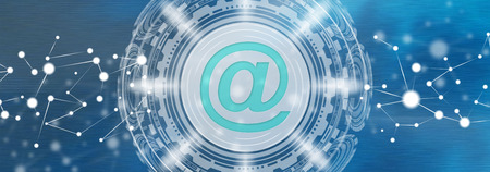 Illustration of an email conceptの写真素材