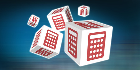 Illustration of an accounting conceptの写真素材