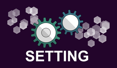 Illustration of a setting conceptの写真素材