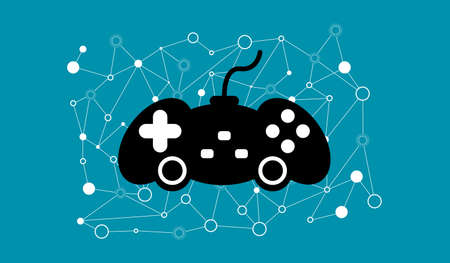Illustration of an online gaming concept