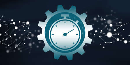 Illustration of a time management concept