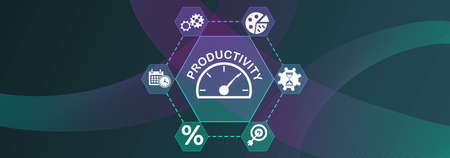 Illustration of a productivity conceptの写真素材