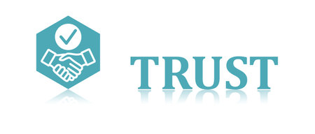 Illustration of a trust concept