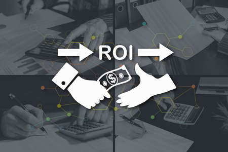 King concept illustrated by pictures on backgroundの写真素材