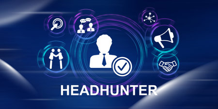 Illustration of a recruitment conceptの写真素材