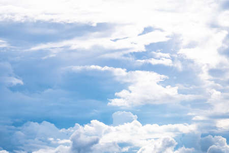 Blue sky with white cloud beautiful, Image day time for background usage
