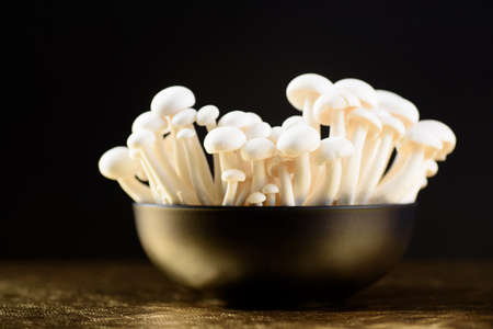 Shimeji mushroom, organic fresh vegetable food ingredient