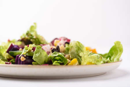 Fresh vegetables and cereal salad. Healthy and Vegetarian Mealの写真素材