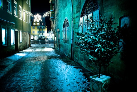 Night scenes of Coburg in Germanyのeditorial素材