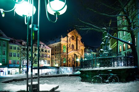 Night scenes of Bamberg in Germanyのeditorial素材
