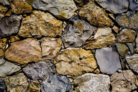 stony textured surface on the beach