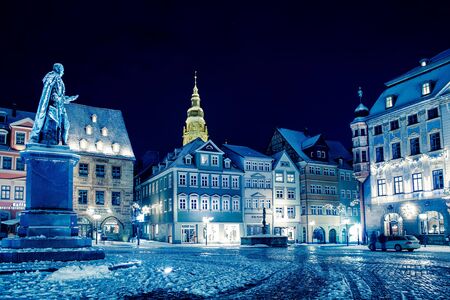 Night scenes of Coburg in Germanyのeditorial素材