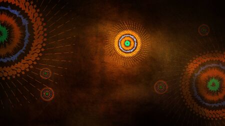 abstract background with different shapes and surfaces