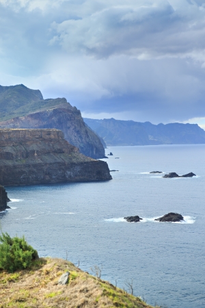 Ponta do Bode. The north coast of Madeira Island, Portugalの写真素材