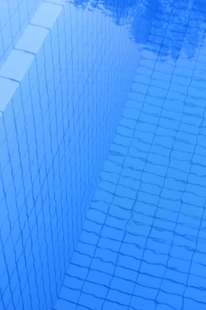 fragments of a public swimming pool on Madeira Island, Portugalの写真素材