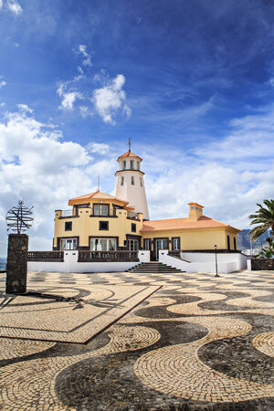 Marina resort at Conical on east coast of Madeira Island, Portugalのeditorial素材