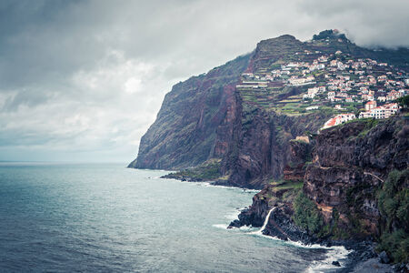 Camara de Lobos on Madeira Island, Portugal.の写真素材
