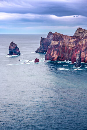 Ponta do Bode. The north coast of Madeira Island, Portugalの写真素材