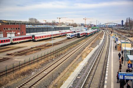 BERLIN, GERMANY - CIRCA MARCH, 2015: Street scenes of city of Berlinのeditorial素材