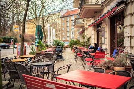 BERLIN, GERMANY - CIRCA MARCH, 2015: Street scenes of city of Berlinのeditorial素材