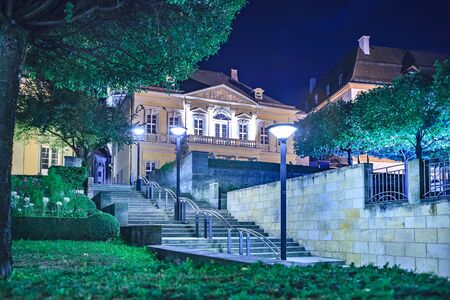 BAYREUTH, GERMANY - CIRCA JULY 2012: City during the Richard-Wagner-Festival in Bayreut, Germany on July, 2012.のeditorial素材