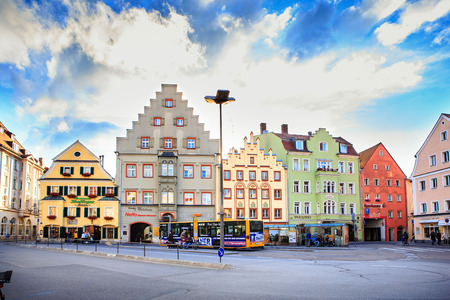 REGENSBURG, BAVARIA, GERMANY - JULY, 2015: Streets of Regensburgのeditorial素材