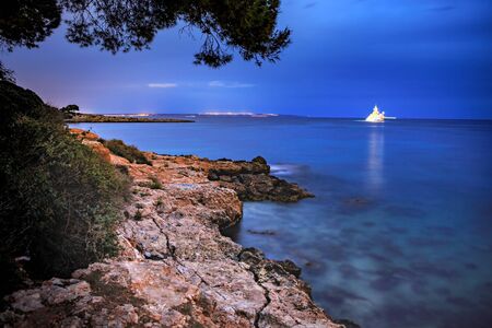 The coast of Mallorca Island, the Balearic Islands in the Mediterranean Sea, Spainの写真素材