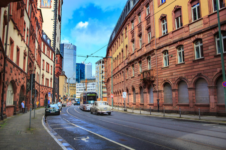 FRANKFURT ON THE MAIN, GERMANY - CIRCA JUNE, 2016: The City of Frankfurt on the Main, Germanyのeditorial素材