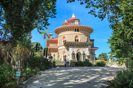 SINTRA, PORTUGAL - CIRCA OCTOBER, 2016:  The Park and Palace of Monserrate in Sintra, Portugalのeditorial素材