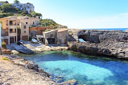 The coast of Mallorca Island, the Balearic Islands in the Mediterranean Sea, Spainの写真素材