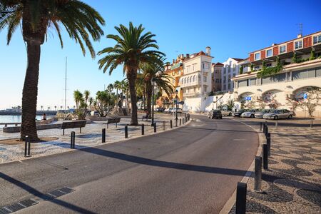 CASCAIS, PORTUGAL - CIRCA OCTOBER, 2016: Streets of Cascais town, Cascais, Portugalのeditorial素材