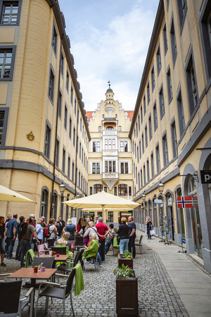 LEIPZIG, GERMANY - CIRCA MARCH, 2018:  The city scape of Leipzig town in Germanyのeditorial素材