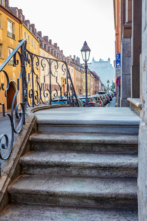 WUERZBURG, GERMANY - CIRCA AUGUST, 2018:  The townscape of Wuerzburg in Germanyのeditorial素材