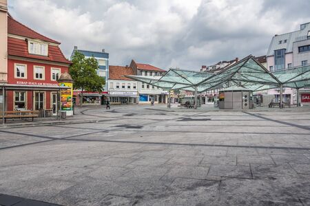 SCHWEINFURT, GERMANY - CIRCA AUGUST, 2018:  The Rossmarkt square and townscape of Schweinfurt in Germanyのeditorial素材