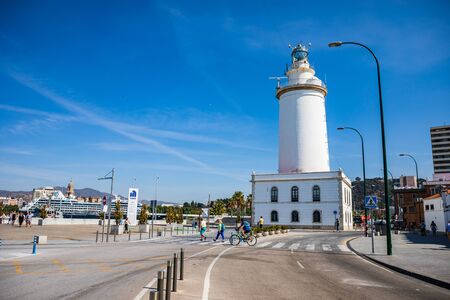 MALAGA, COSTA DEL SOL, SPAIN - CIRCA MAI, 2019:  Port of Malaga on the Costa del Sol in Andalusia, Spainのeditorial素材