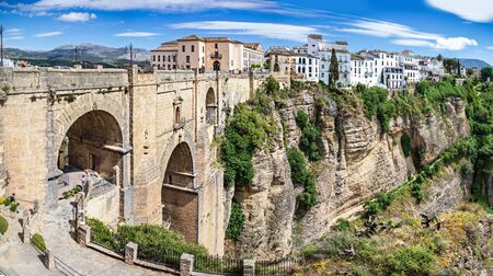 RONDA, SPAIN - CIRCA MAI, 2019:  The Puente Nuevo bridge of Ronda in Andalusia, Spainのeditorial素材