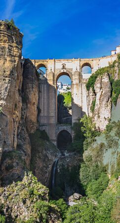 RONDA, SPAIN - CIRCA MAI, 2019:  The Puente Nuevo bridge of Ronda in Andalusia, Spainのeditorial素材