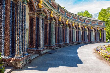 BAYREUTH, GERMANY - CIRCA MAI, 2016: Hermitage Old and New Palace with a Park in Bayreuth, Germanyのeditorial素材