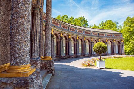 BAYREUTH, GERMANY - CIRCA MAI, 2016: Hermitage Old and New Palace with a Park in Bayreuth, Germanyのeditorial素材