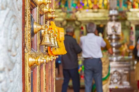 SINGAPORE, SINGAPORE - CIRCA SEPTEMBER, 2017:  The Sri Veeramakaliamman Temple in Little India in...
