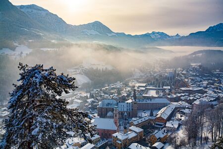 Berchtesgaden and Berchtesgadener Land, Alps Germany,  Europeの写真素材