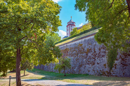 The fortress Festung Marienberg of Wuerzburg in Germanyのeditorial素材