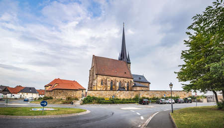 The rectory Maria-Geburt-Kirche in Altenkunstadt, Bavaria, Germanyのeditorial素材