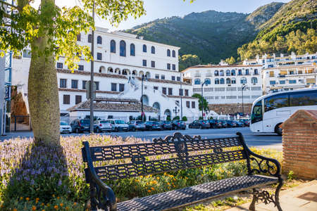 MIJAS, ANDALUSIA, SPAIN - CIRCA MAI, 2019:  The townscape of Mijas on Costa del Sol in Andalusia, Spainのeditorial素材